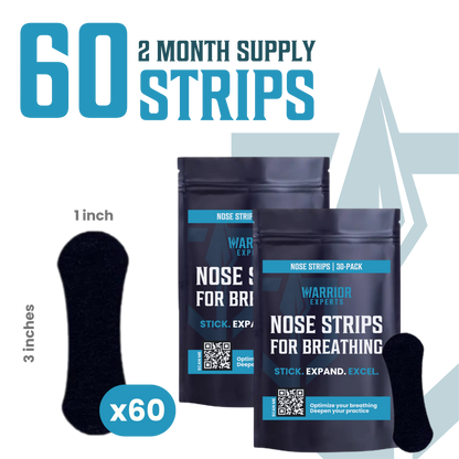 60 day supply nose strips for breathing